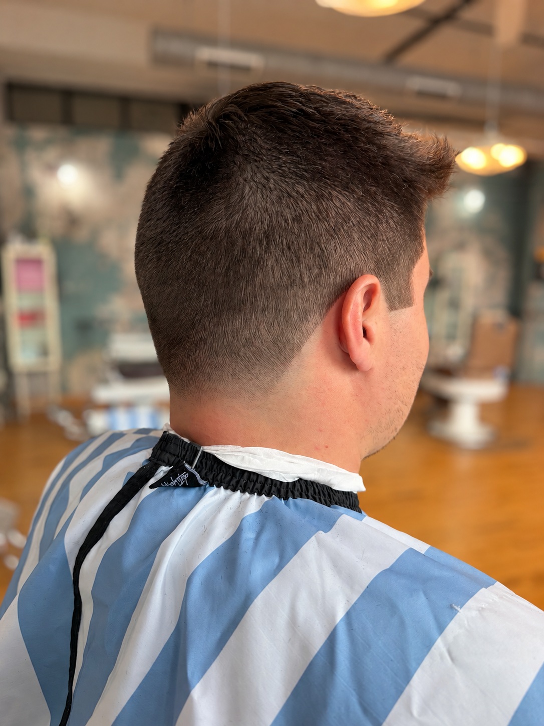 Clean taper haircut by Kandice Maxine